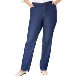 Woman Within Straight Leg Jeans